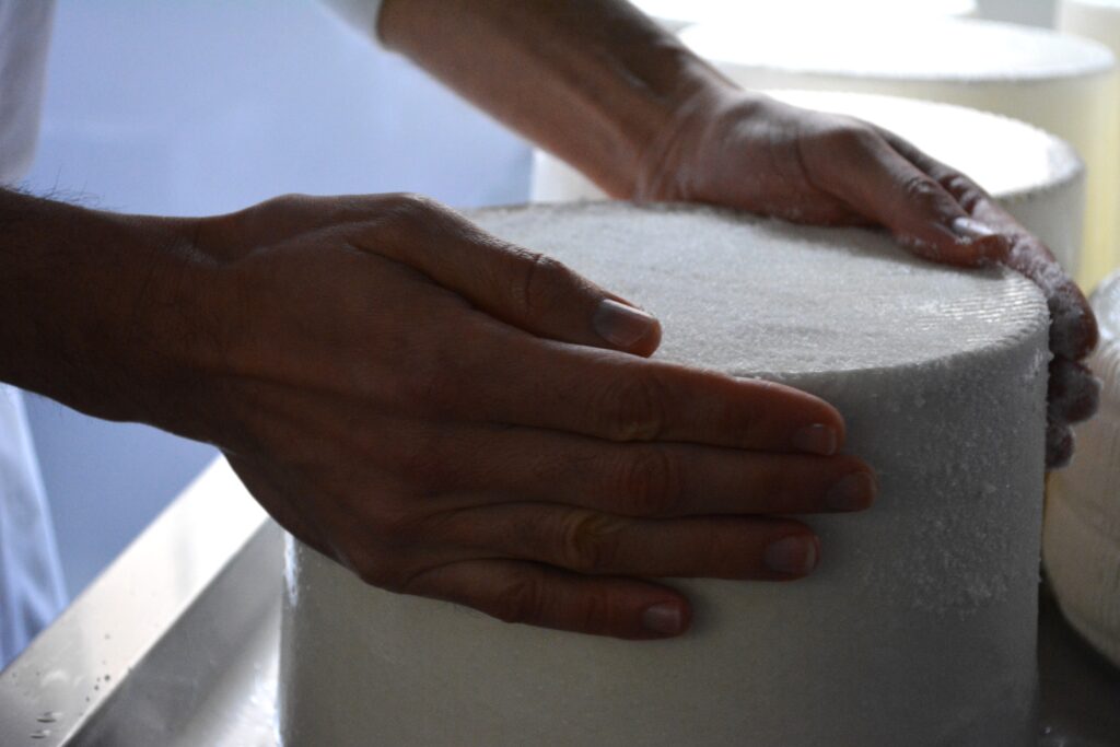 チーズの塩付け